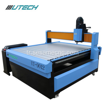 Gravür kesme için 3d ahşap cnc router 9012